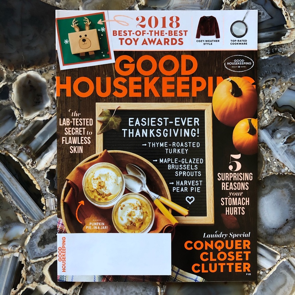 🆕 November 2018 Good Housekeeping Magazine